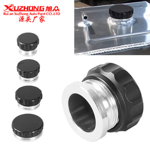 Bouchon de radiateur en aluminium de 1 à 3 pouces, noir et argenté, pour la réparation et le remplacement de voitures - Product Image 5