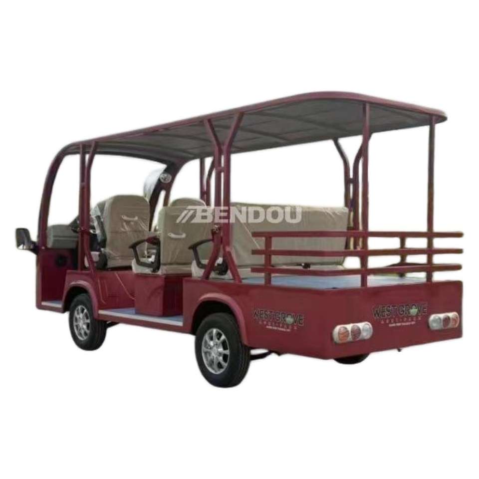 Electric Sightseeing Bus for Scenic Resorts, Comfortable Shuttle Bus ...