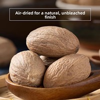 Nouvelle Récolte Muscade Entière Séchée AD Aromatique Jaiphal 50Kg Vente en Gros Directe Usine Chine Faible MOQ Service d'Étiquetage Personnalisé