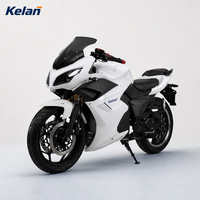 Nouvelle Moto Électrique Sportive V6 2025 de 2000W 72V Personnalisée en Usine, Scooter Électrique de Course à Grande Vitesse avec Batterie au Lithium