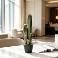 Plante artificielle de cactus de qualité supérieure, la plus vendue, en pot, 58 cm, pour la décoration de la maison, du bureau ou de la salle d'exposition, plante du désert, cactus artificiel