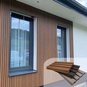 Panel de Pared Compuesto de Madera y Plástico (WPC) para Decoración Exterior, Impermeable y de Fácil Instalación, Revestimiento de Pared Exterior - Product Image 1