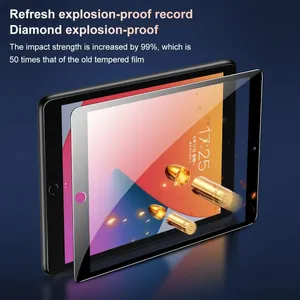 Nano seramik filmi iPad Mini için 6 10.2 9.7 için yumuşak temperli cam iPad Pro 12.9 cam koruyucu seramik mat ekran koruyucu