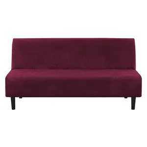 Wohnzimmer Bank Schlafs ofa Abdeckung Plüsch Schlafs ofa Abdeckung solide All-Inclusive-Schon bezug Klapp sofa Schon bezug ohne Armlehne