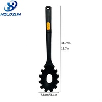 Cuillère à spaghetti en silicone de qualité supérieure, résistante à la chaleur, de qualité alimentaire, couleur personnalisée, pour servir les pâtes et les salades