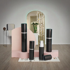 Mini Botellas de Perfume de Bolsillo con Atomizador de Vidrio y Base de Cuero Esmerilado de 3ml/5ml/10ml/15ml para Grabado y Suero para el Cuidado de la Piel - Product Image 3