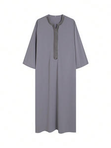 ثوب إسلامي تقليدي عالي الجودة للرجال العرب بمقاسات كبيرة مع طباعة رقمية مريحة وقابلة للتنفس - Product Image 6