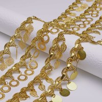 Approvisionnement direct usine : Dentelle à paillettes en acrylique à pointes suspendues en forme de pagode avec clochettes et breloques en forme de feuille pour vêtements de danse folklorique DIY et figurines Bouddha