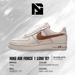 Nike Air Force 1 '07 Lv8 'Ivory Saddle Brown' Dropshipping Chaussures de marche pour hommes de haute qualité Style classique Air Force Sneaker - Product Image 6