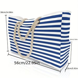 กระเป๋าชายหาดความจุขนาดใหญ่กระเป๋าถือสำหรับเดินทางฤดูร้อน - Product Image 2