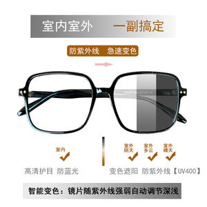 Lunettes de soleil carrées Qianai, monture TR90, verres PC gris, protection UV400, style unisexe - Product Image 2