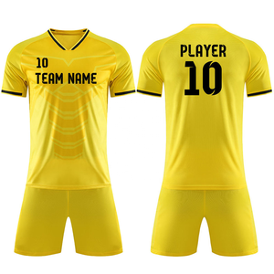 Uniforme de fútbol deportivo ligero de la mejor calidad, conjunto de camiseta y pantalones cortos de fútbol OEM para venta en línea - Product Image 2