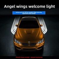 Nouvelle lumière de bienvenue LED décorative pour voiture, projecteur de lumière de nuit, lumière de conduite nocturne, ajustement universel 12V