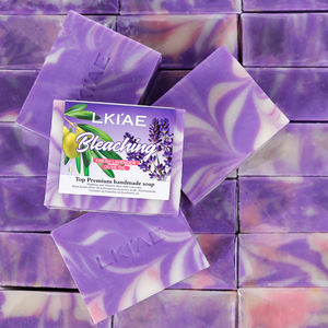 AILKE sabun Lavender alami, sabun Lavender, minyak Camellia alami, manfaat Aromaterapi dan menenangkan, busa mewah, proses dingin 150g - Product Image 6