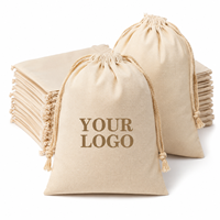 Sac à poussière en mousseline réutilisable et portable avec logo personnalisé, cordon de serrage, biodégradable, écologique, en coton, pochette cadeau en toile