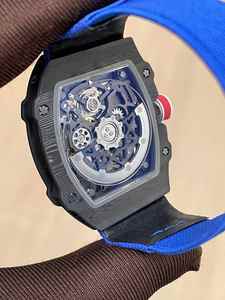 นาฬิกาข้อมือผู้ชายรุ่นปี 2024 คุณภาพสูง 5A ระดับหรูหราสุดยอด ดีไซน์บางเฉียบ ระบบตูร์บิญอง เครื่องกลไก พร้อมปฏิทินถาวร ขนาด 22 มม. รุ่น R - Product Image 3