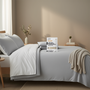 Juego de Cubrecamas Reversibles Rilbaba, Cubrecama de Algodón Tejido de Estilo Moderno, Liso y Teñido para Ropa de Cama - Product Image 2