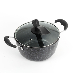 Set di pentole antiaderenti in pietra medica 3 pezzi Wok antiaderente senza fumo e pentola per zuppa per bistecca e zuppa regalo di famiglia - Product Image 4