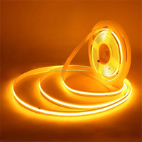 Tira de luces LED USB ultradelgada de 5m Flexibilidad 4,5mm Ancho 528led/M COB 4000K Temperatura de color 2700K blanco cálido IP20/IP65