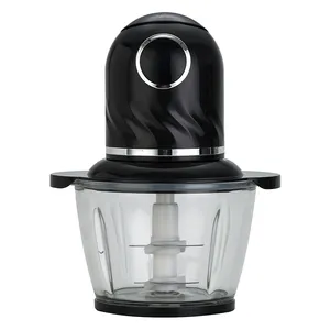 5 Cup Food Processor1.2L Glass Bowl Grinder Chopper for Meat/Vegetables/Fruits/Nuts/Stainless Electric Food Chopper
