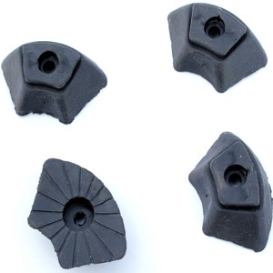 Cleye – coussinets en caoutchouc noirs antidérapants pour bâtons de marche, accessoires pour bâtons de randonnée, pièces de rechange résistantes à l'usure - Product Image 1