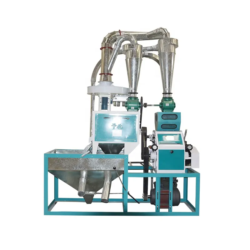 Automatic Industrial Complete Small Scale Wheat Maize Corn Rice millet soybean Flour Mill/Milling Machine