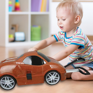 Cute Kids' Car-Shaped Luggage for Travel, High-Quality Toddler <strong>Suitcase</strong> - Product Image 2