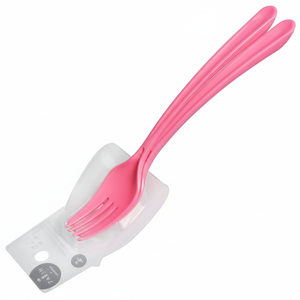 Inomata Folio forchetta 2P cucchiaio bambino rosa - Product Image 1