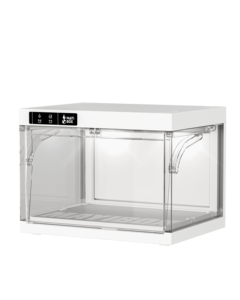 Trung Quốc bán buôn nhựa Sneaker hộp lưu trữ hộp giày điều khiển LED trong suốt Stackable Tủ giày hiển thị - Product Image 4