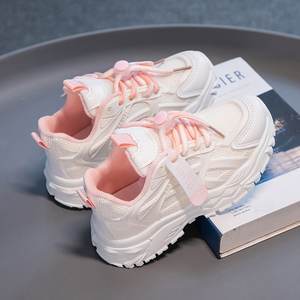 Sneaker Casual traspiranti da ragazza e da ragazzo, nuove scarpe <span class=keywords><strong>bianche</strong></span> con suola morbida alla moda per l'inverno per la primavera estate - Product Image 3