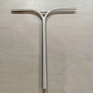 Barre en T en titane pour trottinette freestyle professionnelle, guidon en titane usiné CNC - Product Image 5