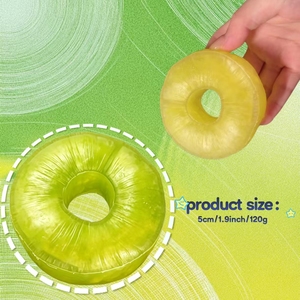 Soft TPR Pineapple Slice Shape Custom Color Squeezable Slow Rise Novelty <b>Desk</b> Squishy <b>Toy</b> - Product Image 3