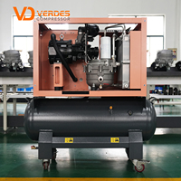 7.5 hp 5.5kw compresseur d'air 2.2kw compresseur d'air rotatif à vis 220v Mini compresseur d'air portable