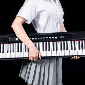 Vente flash : Orgue électronique portable à 88 touches, clavier musical avec touches lumineuses - Product Image 1