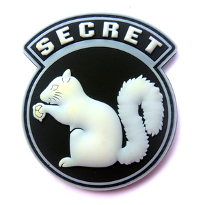 Vải Ngoài Trời Thân Thiện Với Môi Thêu Màu Đen Áo Choàng Người Đàn Ông Sóc Ma Thuật Băng Tay <span class=keywords><strong>PVC</strong></span> Chiến Thuật Tinh Thần May-On May - Product Image 6