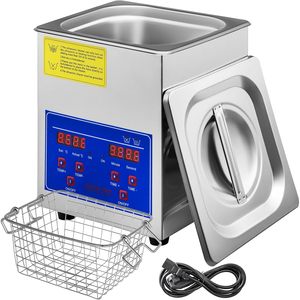 <span class=keywords><strong>Nettoyeur</strong></span> à ultrasons numérique portable 2L 60W le plus vendu, mini 45kHz sonique pour usage domestique, alimentation électrique - Product Image 1
