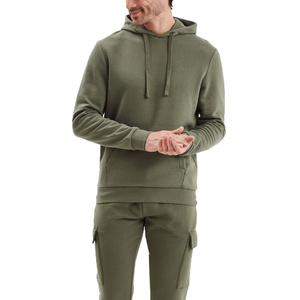 Sweat à capuche lourd pour homme, vierge, prêt à personnaliser, coupe classique, en molleton de coton de haute qualité, hiver, écologique, respirant - Product Image 5