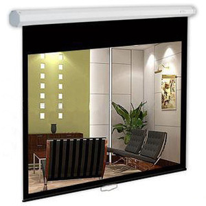 Pantalla de proyector extraíble Manual, pantalla de proyección montada en la pared de 100 pulgadas para cine en casa, oficina, escuela, presentación - Product Image 3