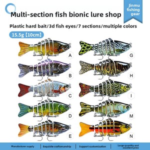 Leurre de pêche rigide multi-sections Sea Wobbler 10cm 15.5g, crankbaits, swimbait, appât artificiel en plastique, matériel de pêche - Product Image 2