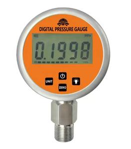 Manómetro <span class=keywords><strong>Digital</strong></span> de Presión Hidráulica, de Aceite, Aire y <span class=keywords><strong>Agua</strong></span>, con Pantalla LCD de 4 Pulgadas, Carcasa Metálica, Funciona con Batería, Rango de -0.1 a 0 a 70 MPa - Product Image 2