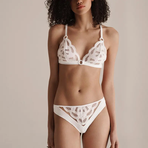 Lencería Sexy para Mujer, Conjunto de Brasier y Panties Ultrafinos, Ropa Interior Femenina de Alta Calidad - Product Image 2