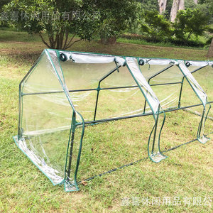 Eco-Friendly PVC Mini 3-Doors <strong>Greenhouse</strong> for Outdoor Hydroponic Flowers with Steel and Metal Frame - Product Image 3