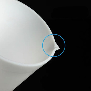 Haiju phòng thí nghiệm tùy chỉnh 250ml <span class=keywords><strong>PTFE</strong></span> cốc thủy tinh nhiệt độ cao chuyên nghiệp phòng thí nghiệm hóa học cụ - Product Image 2