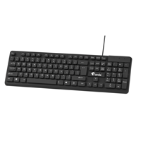 Clavier filaire USB en gros de l'usine Banda, nouveau prix bas, clavier à membrane de bureau pour entreprise
