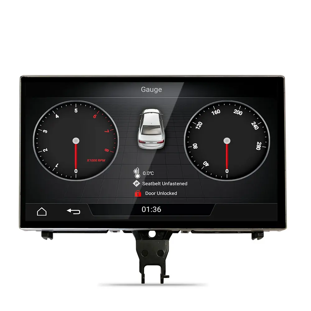 Radio Multimedia Mobil, Layar 8 "Android 10.0 8 Corec Dvd Automotivo untuk Audi A6 2012-2019 4 + 64Gb Carplay 3D 360 Panorama