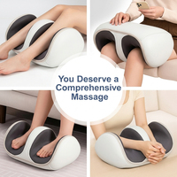 Masseur électrique pour les pieds avec chaleur, télécommande, rouleaux de pétrissage Shiatsu pour la relaxation des muscles des pieds et des jambes, soulagement de la douleur, utilisation à domicile