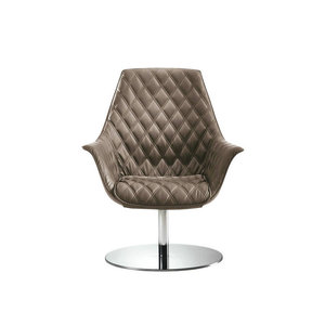 Sillas comerciales para sala de recreo, silla de oficina superior de gama alta con pierna de alumbre, sillón de recepción de cuero con respaldo alto para sala de oficina - Product Image 2