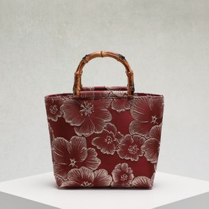 Fashion Women Embroidered Flower Pattern Tote Bag Wooden Handle Line <b>Handbags</b> with Shiny <b>Sequin</b> - Product Image 5