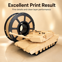 Filamen Printer 3D PETG Basic Desert Yellow 1.75mm Grosir, Tahan Benturan Tinggi, Material Anti Melengkung untuk Pencetakan FDM