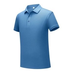 Alta calidad Noble Pima algodón Polo camisa celebridad Color sólido hombres ropa de trabajo uniformes - Product Image 2